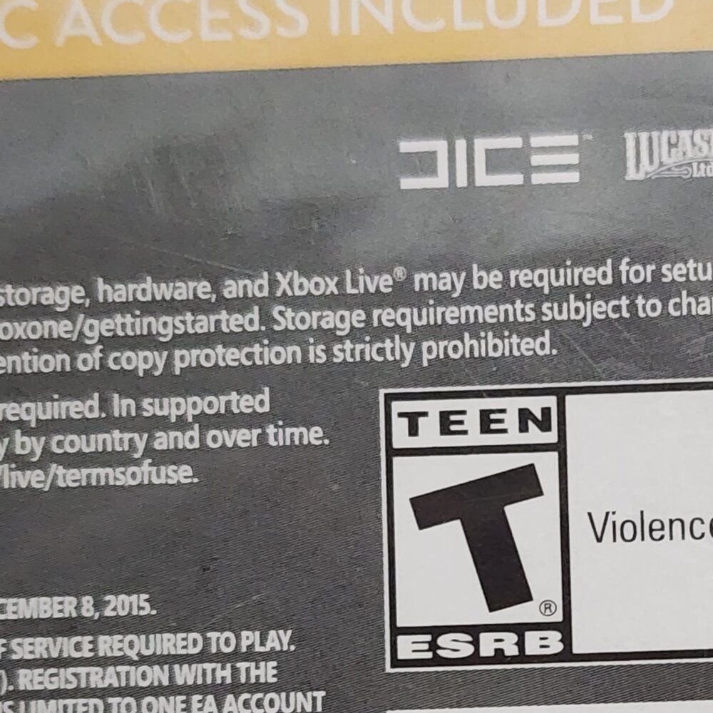 Microsoft Xbox One Star Wars Battlefront Exclusive Walmart Trading Disc and Game - Picture 9 of 16